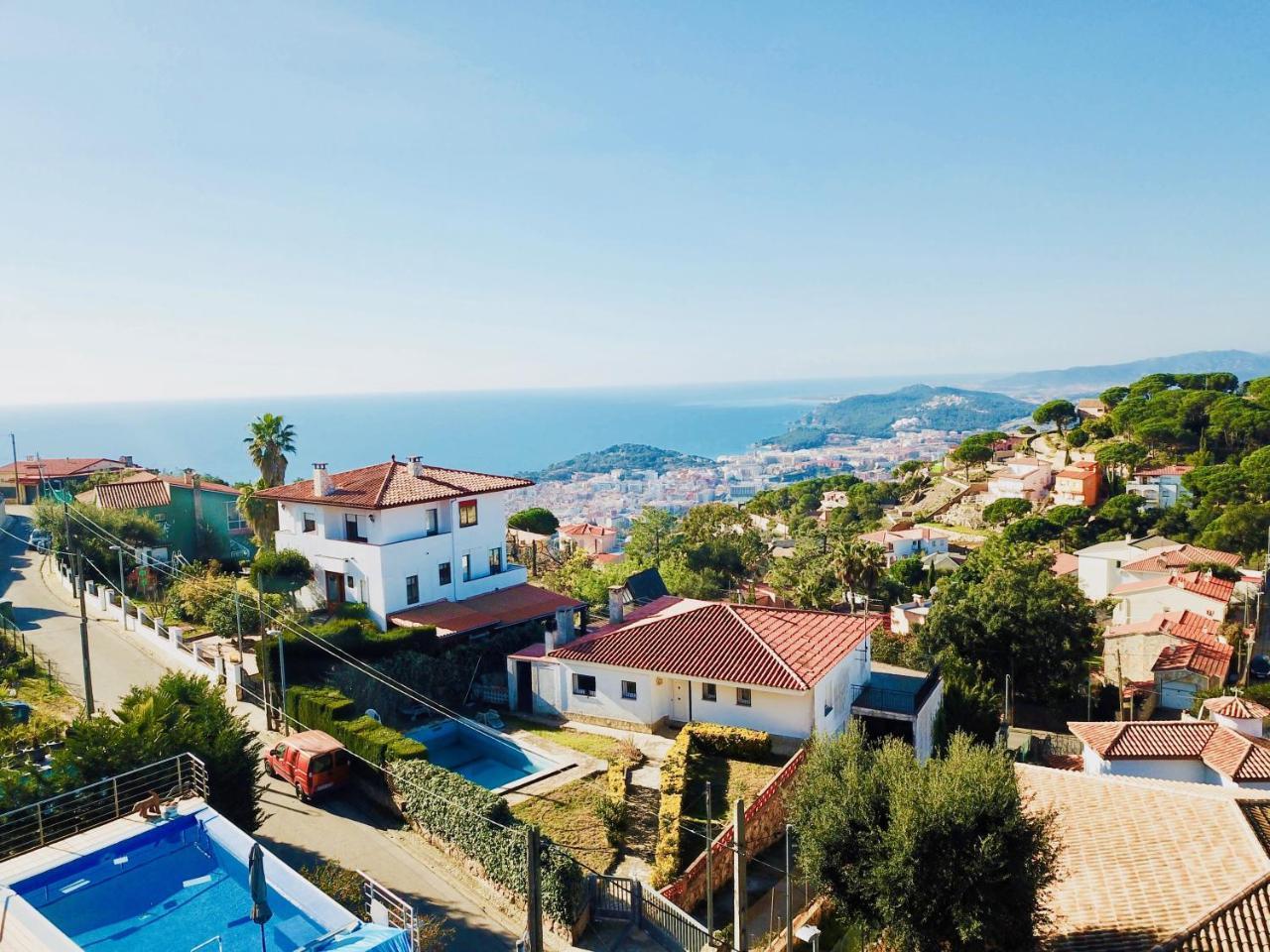 Luxury Villa Investingspain With Sea Views, Pool And Jacuzzi Lloret de Mar Extérieur photo