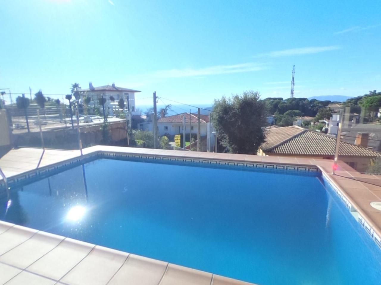 Luxury Villa Investingspain With Sea Views, Pool And Jacuzzi Lloret de Mar Extérieur photo